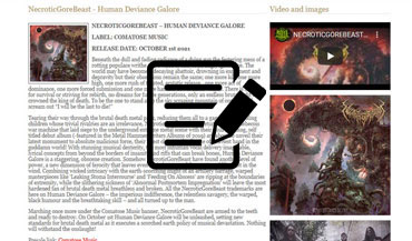 Bespoke death metal PR campaigns